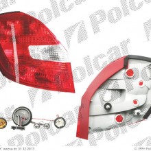 lampa tylna SKODA FABIA II (5J), 03.2007 - 04.2010