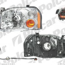 reflektor gwny NISSAN PICKUP / NAVARA / FRONTIER (D22), 01.2002-