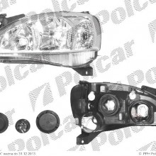 lampa przednia, reflektor wiate przednich OPEL CORSA / COMBO, 07.2000 - 10.2003 (VALEO)