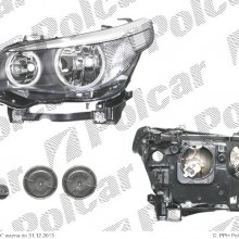 lampa przednia, reflektor wiate przednich BMW 5 (E60/E61), 06.2003 - 06.2010 (HELLA)