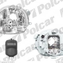 lampa przednia, reflektor wiate przednich RENAULT TWINGO II (C06), 01.1999 - 05.2007 (TYC)