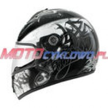Kask Shark S600 Dark Knight biay / czarny