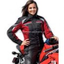 Kurtka damska Probiker Emotion czarna - antracyt - czerwona