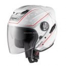 Kask Probiker Demi - Jet Fiber 2 biao - srebrny