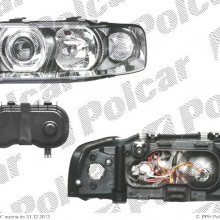 lampa przednia, reflektor wiate przednich AUDI A3 (8L), 01.2000 - 04.2003 (TYC)