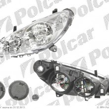 lampa przednia, reflektor wiate przednich PEUGEOT 307 (3_), 03.2001 - 09.2005 (TYC)