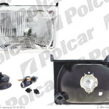 lampa przednia, reflektor wiate przednich FORD ESCORT (GAA / AWA / AFD) / ORION + KOMBI, 09.1980 - 09.1985 (DJ AUTO)