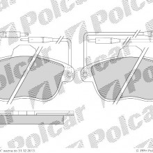 Klocki hamulcowe (4szt.) na 1 o PEUGEOT 605 (6B), 06.1989 - 09.1999 (DELPHI)