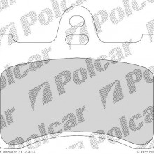 Klocki hamulcowe (4szt.) na 1 o CITROEN XANTIA Break (X2), 01.1998 - 04.2003 (DELPHI)