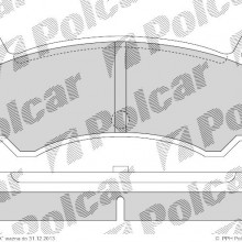 Klocki hamulcowe (4szt.) na 1 o DAIHATSU GRAN MOVE (G3), 10.1996- (DELPHI)