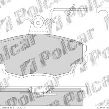 Klocki hamulcowe (4szt.) na 1 o CITROEN ZX (N2), 03.1991 - 10.1997 (DELPHI)