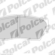 Klocki hamulcowe (4szt.) na 1 o NISSAN SUNNY III Hatchback (N14), 10.1990 - 07.1995 (DELPHI)