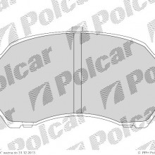 Klocki hamulcowe (4szt.) na 1 o MAZDA 323 F VI (BJ), 09.1998 - 05.2004 (DELPHI)