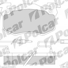 Klocki hamulcowe (4szt.) na 1 o PEUGEOT 309 II (3C, 3A), 07.1989 - 12.1993 (DELPHI)