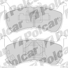 Klocki hamulcowe (4szt.) na 1 o MAZDA 626 II Hatchback (GC), 11.1982 - 09.1987 (DELPHI)