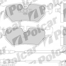 Klocki hamulcowe (4szt.) na 1 o PEUGEOT 806 (221), 06.1994 - 08.2002 (DELPHI)