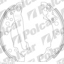 Szczki hamulcowe VOLKSWAGEN POLO (86C, 80), 10.1981 - 09.1994 (DELPHI)