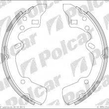 Szczki hamulcowe MAZDA 626 III Hatchback (GD), 06.1987 - 05.1992 (DELPHI)