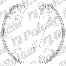 Szczki hamulcowe VOLKSWAGEN POLO Variant (6KV5), 04.1997 - 09.2001 (DELPHI)