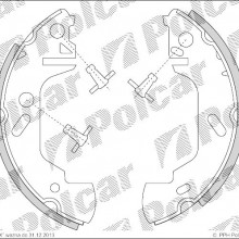 Szczki hamulcowe OPEL MOVANO nadwozie pene (F9), 01.1999- (DELPHI)