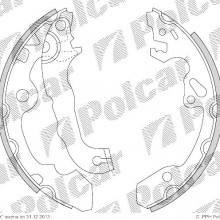 Szczki hamulcowe FORD FOCUS sedan (DFW), 02.1999 - 03.2005 (DELPHI)