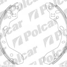 Szczki hamulcowe MAZDA 323 F VI (BJ), 09.1998 - 05.2004 (DELPHI)