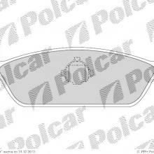 Klocki hamulcowe (4szt.) na 1 o DAIHATSU CHARADE II (G11, G30), 01.1983 - 05.1987 (MAGNETI MARELLI)