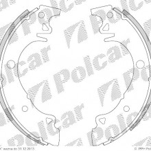 Szczki hamulcowe PEUGEOT 505 Break (551D), 04.1982 - 12.1993 (DELPHI)