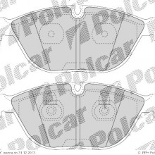 Klocki hamulcowe (4szt.) na 1 o MERCEDES CLK kabriolet (A208), 03.1998 - 03.2002 (DELPHI)