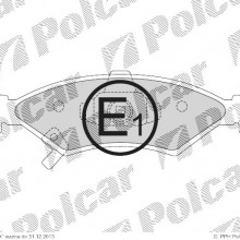 Klocki hamulcowe (4szt.) na 1 o KIA SHUMA sedan (FB), 03.1996 - 10.2001 (DELPHI)