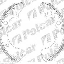 Szczki hamulcowe MAZDA 323 II Hatchback (BD), 06.1980 - 10.1989 (DELPHI)