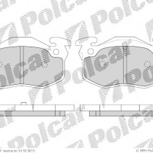 Klocki hamulcowe (4szt.) na 1 o RENAULT 19 II (B / C53_), 01.1991 - 12.1995 (VALEO)