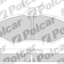 Klocki hamulcowe (4szt.) na 1 o VOLKSWAGEN TRANSPORTER III platforma / podwozie, 05.1979 - 12.1992 (VALEO)