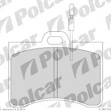 Klocki hamulcowe (4szt.) na 1 o CITROEN SM, 04.1970 - 12.1974 (VALEO)