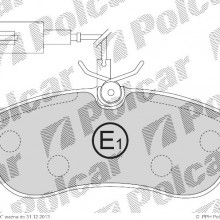 Klocki hamulcowe (4szt.) na 1 o CITROEN JUMPER nadwozie pene (230L), 02.1994 - 04.2002 (DELPHI)