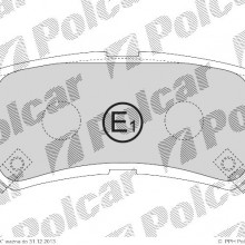 Klocki hamulcowe (4szt.) na 1 o DAEWOO MUSSO (FJ), 07.1998- (DELPHI)