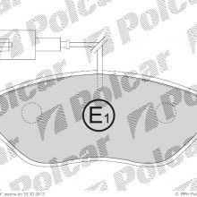 Klocki hamulcowe (4szt.) na 1 o FIAT BRAVO, 04.2007- (DELPHI)