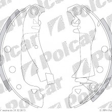 Szczki hamulcowe RENAULT 18 (134_), 04.1978 - 11.1993 (DELPHI)