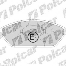 Klocki hamulcowe (4szt.) na 1 o KIA SEPHIA (FA), 01.1995 - 10.1997 (DELPHI)