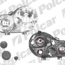 lampa przednia, reflektor wiate przednich VOLKSWAGEN POLO (9N) Hatchback, 10.2001 - 04.2005 (VALEO)