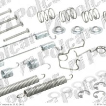Zestaw naprawczy szcz�k hamulcowych OPEL MOVANO wywrotka (H9), 01.1999- (DELPHI)