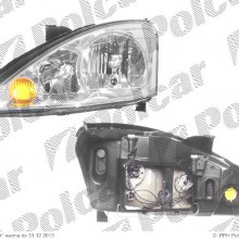 lampa przednia, reflektor wiate przednich FORD FOCUS (DAW / DBW / DNW / DFW), 09.1998 - 11.2004 (VISTEON)