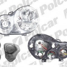 lampa przednia, reflektor wiate przednich VOLKSWAGEN POLO (9N) Hatchback, 10.2001 - 04.2005 (TYC)