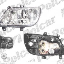 lampa przednia, reflektor wiate przednich MERCEDES SPRINTER 208 - 416, 01.2003 - 07.2006 (HELLA)