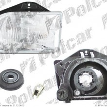 lampa przednia, reflektor wiate przednich FORD FIESTA (GFJ / JAS / JBS) / COURIER, 04.1989 - 10.1995 (CARELLO)