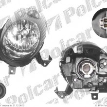 lampa przednia, reflektor wiate przednich NISSAN MICRA (K12), 01.2003 - 11.2010 (TYC)