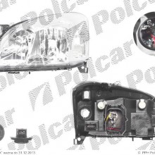 lampa przednia, reflektor wiate przednich TOYOTA COROLLA (E12) Sedan / Hatchback / KOMBI, 01.2002 - 12.2003