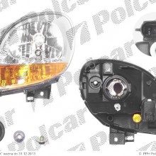 lampa przednia, reflektor wiate przednich RENAULT KANGOO (KC / FC), 01.2003 - 01.2008 (VALEO)