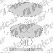 Klocki hamulcowe (4szt.) na 1 o� OPEL VECTRA A hatchback (88_, 89_), 04.1988 - 11.1995 (Breck)
