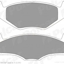 Klocki hamulcowe (4szt.) na 1 o� SEAT IBIZA II (6K1), 03.1993 - 08.1999 (Breck)